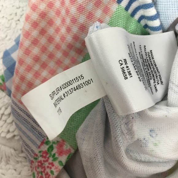 Girls Polo Ralph Lauren Patchwork Cottagecore T Shirt Dress Size Xl(16) - Picture 7 of 10